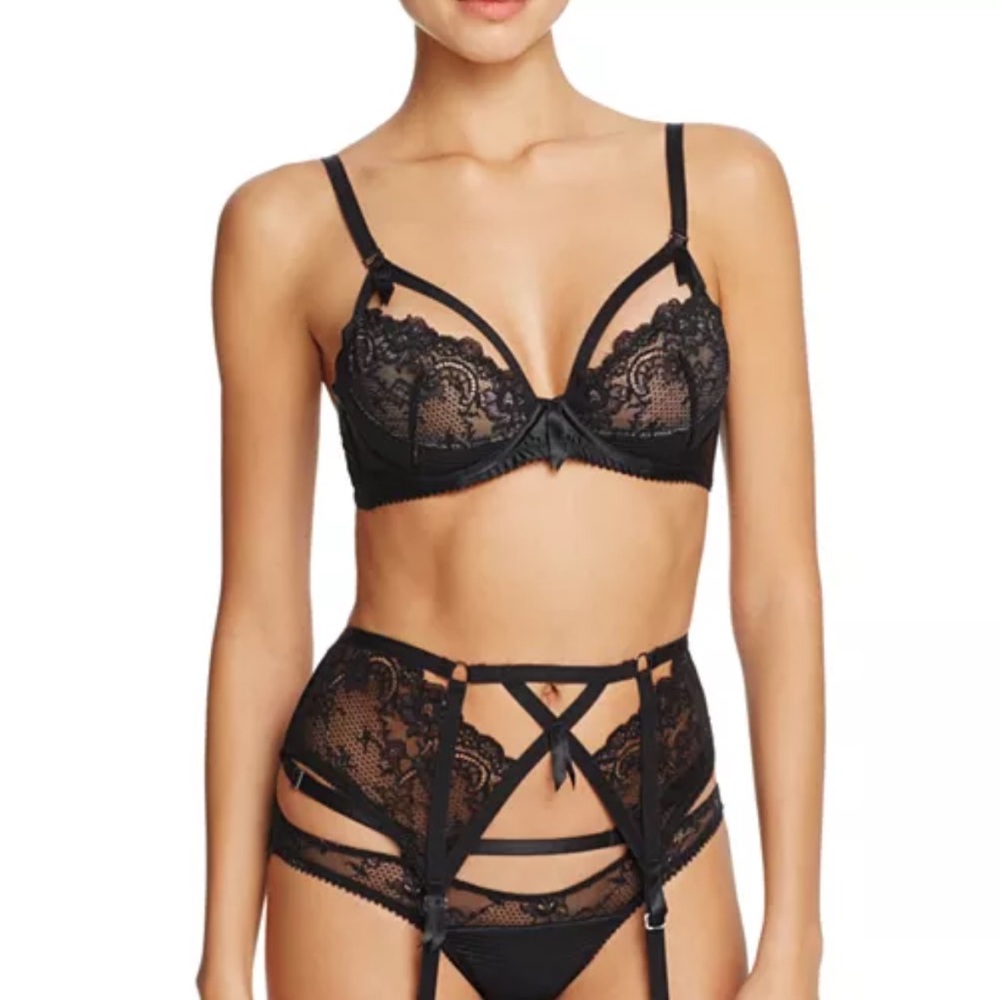 NWT Dita Von Teese Madame X Underwire Bra Black | 32E